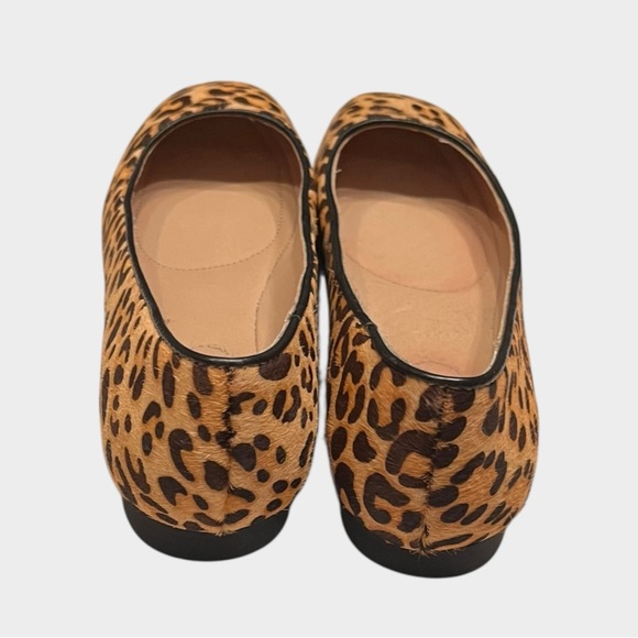 J. JILL Leopard Calf Hair Flats Size 8.5 animal print - Picture 4 of 6